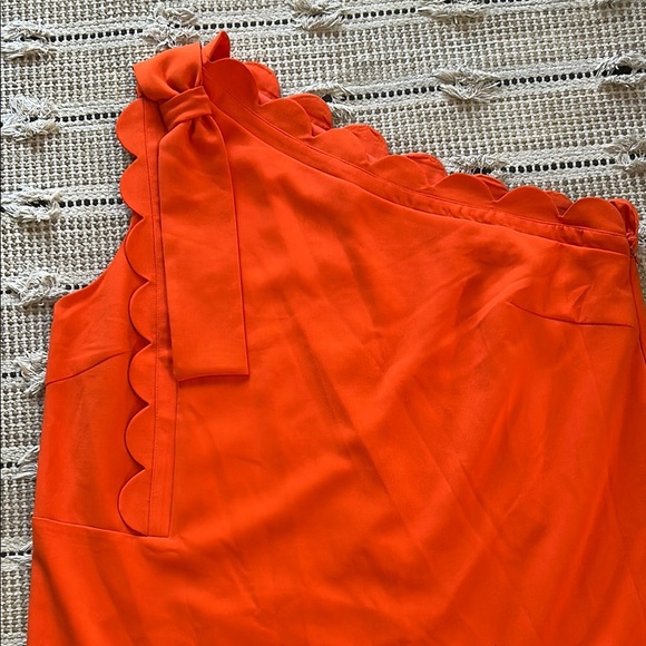 Victoria Beckham Vibrant Orange Dress - Picture 4 of 6